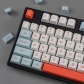 Salmon 104+36 Full PBT Dye Sublimation Keycaps Set for Cherry MX Mechanical Gaming Keyboard 87/96/104